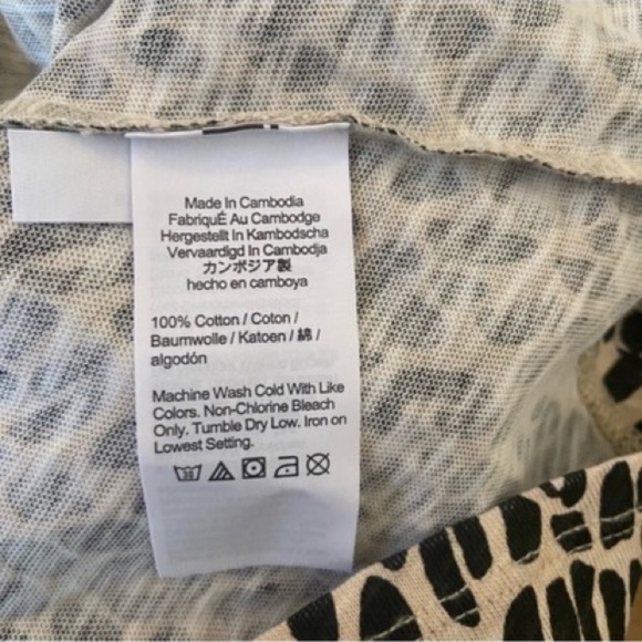 Crewcuts Long Sleeve T Shirt Leopard Print Size XL (12-14) NWT - Picture 8 of 8